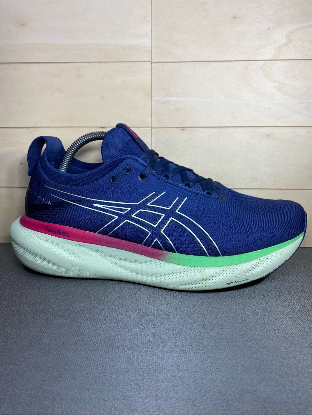 Asics Gel Nimbus 25 Blue Women's Size 10 Running Shoes Sneakers 1012B356